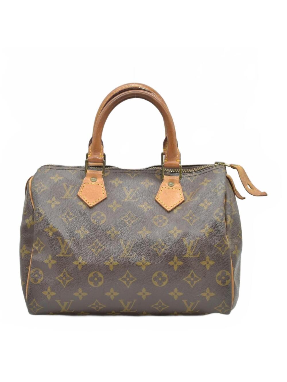 $1490 1989 Louis Vuitton  Speedy 25 Brown Monogram MI8911